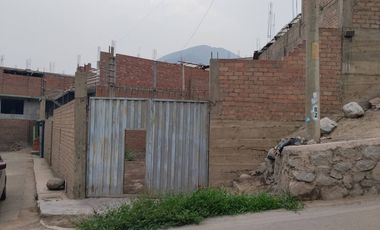 VENTA DE TERRENO EN CHOSICA