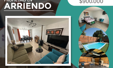 Se arrienda amplia y hermosa casa 3D 2B en condominio de La Cruz