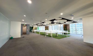 Semi- Furnished Office Space for Lease in BGC Taguig in a Prime PEZA LEED Gold Certified Building with 24/7 Operations