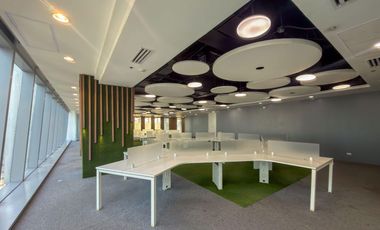 Semi- Furnished Office Space for Lease in BGC Taguig in a Prime PEZA LEED Gold Certified Building with 24/7 Operations
