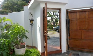 CASA EN ALQUILER: SURCO (LÍMITE MIRAFLORES Y BARRANCO