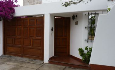 CASA EN ALQUILER: SURCO (LÍMITE MIRAFLORES Y BARRANCO