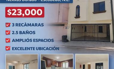 Casa en Renta en Nexxus Dorado – Escobedo, Nuevo León