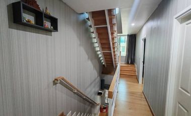 Rare Find! Fully Built-in Beautiful Home – 3-Storey Townhouse for Sale The Plant Citi Chaengwattana (Muang Thong Thani) – Near Pink Line --T