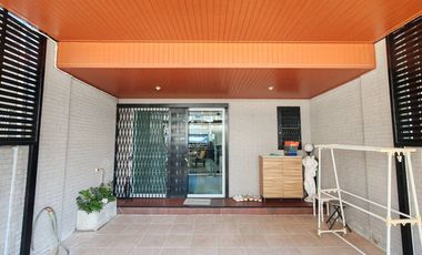 Rare Find! Fully Built-in Beautiful Home – 3-Storey Townhouse for Sale The Plant Citi Chaengwattana (Muang Thong Thani) – Near Pink Line --T