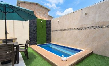 CASA AMOBLADA CON PISCINA EN RENTA, URB YASUNI