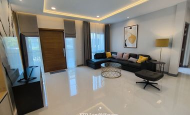 For sale ​​​​The City Bangna XXL size, Luxury detached house, New project, Next to Mega-Bangna Fully furnished with bueatifull built in furniture