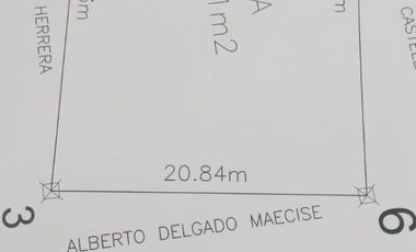 TERRRENO EN SANTORUM 665.91M2