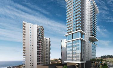 Reñaca Norte, Eluchans, Oficna 32M2 Planta Libre, estacionamiento