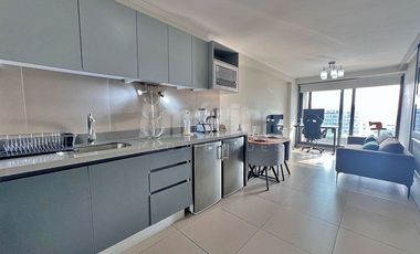 Departamento Amoblado 1D1B Vista Impecable Las Condes
