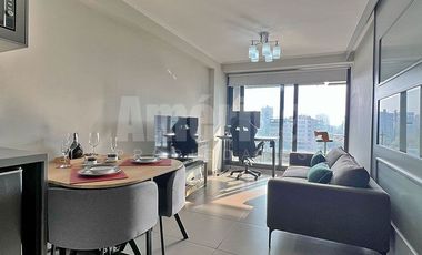 Departamento Amoblado 1D1B Vista Impecable Las Condes