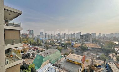 Departamento Amoblado 1D1B Vista Impecable Las Condes