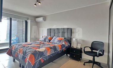 Departamento Amoblado 1D1B Vista Impecable Las Condes