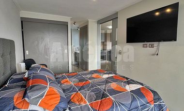 Departamento Amoblado 1D1B Vista Impecable Las Condes