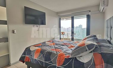 Departamento Amoblado 1D1B Vista Impecable Las Condes