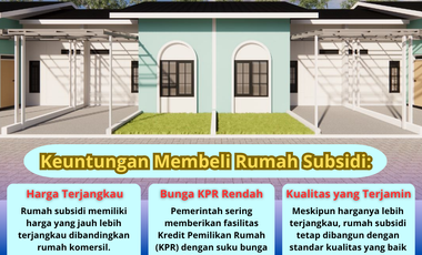 Rumah dijual di Marusu, Maros, A'bulosibatang, Sulawesi Selatan