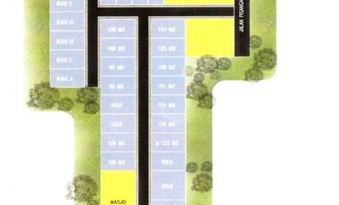 Tanah Kavling Siap Bangun Dalam Cluster ( Tesedia Luas Tanah Bervariasi LT. 96 M2 s/d 135 M2 )