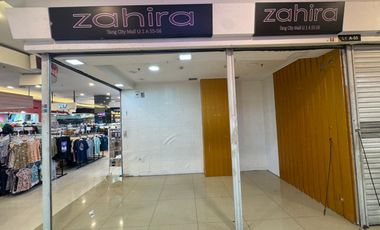 sewa toko kios shop tangcity mall cocok babies shop seragam sekolah peralatan haji cosplay