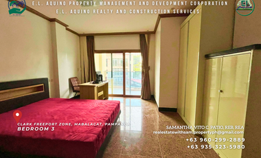 6 ENSUITE BEDROOM FULLY FURNISHED HOUSE FOR RENT AND SALE INSIDE CLARK FREEPORT ZONE PAMPANGA