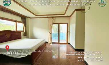 6 ENSUITE BEDROOM FULLY FURNISHED HOUSE FOR RENT AND SALE INSIDE CLARK FREEPORT ZONE PAMPANGA