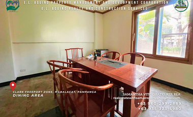 6 ENSUITE BEDROOM FULLY FURNISHED HOUSE FOR RENT AND SALE INSIDE CLARK FREEPORT ZONE PAMPANGA