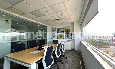 Oficina con Flujo 200 m² - Implementada - Miraflores