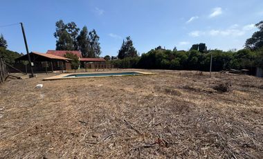 Camino Las Gaviotas, a 10 min de Concón, terreno 860 M2, con piscina