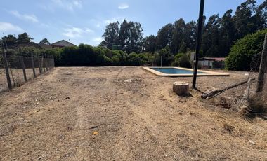 Camino Las Gaviotas, a 10 min de Concón, terreno 860 M2, con piscina