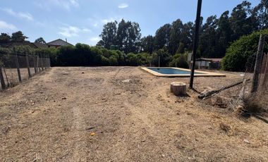 Camino Las Gaviotas, a 10 min de Concón, terreno 860 M2, con piscina
