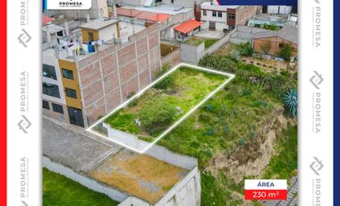 Venta de Terreno en la Ciudadela Oriente, cerca del Estadio Bellavista de Ambato