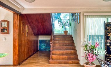 CASA EN RENTA EN HÉROES 1910, TLALPAN, RODEADA DE BOSQUE