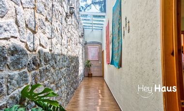 CASA EN RENTA EN HÉROES 1910, TLALPAN, RODEADA DE BOSQUE