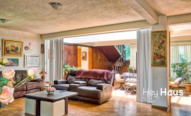 CASA EN RENTA EN HÉROES 1910, TLALPAN, RODEADA DE BOSQUE