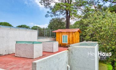 CASA EN RENTA EN HÉROES 1910, TLALPAN, RODEADA DE BOSQUE