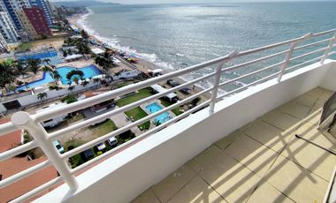 🏢 OFERTA VENDO PENTHOUSE VISTA Y SALIDA AL MAR - DOS DORMITORIOS  - PISO 9 (Tonsupa – Club Resort Pacífico)