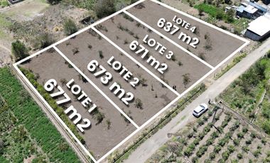 VENDO LOTES DE 637 M2 EN AMBATO- TUNGURAHUA,TOTORAS