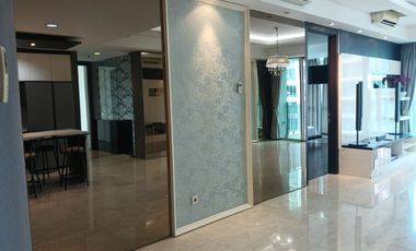 FOR RENT 3 BEDROOMS SEMI FURNISHED APARTEMENT KEMANG VILLAGE SOUTH JAKARTA