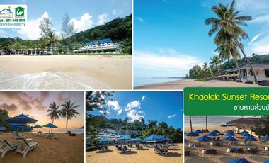 🌅 Beachfront Resort with Private Beach for Sale! Khaolak Sunset Resort – A Rare Gem in a World-Class Destination