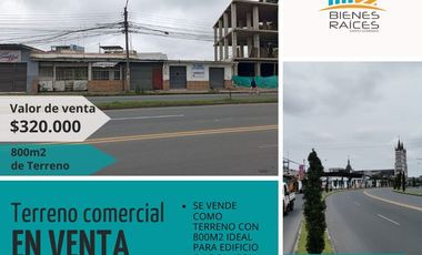Terreno comercial en venta.