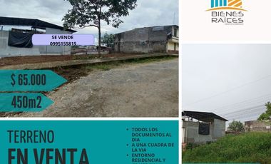 Terreno comercial en venta.