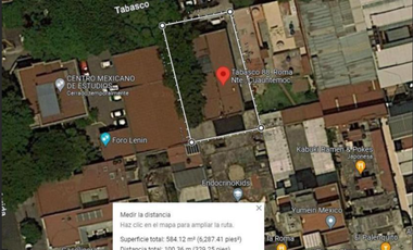 VENTA DE CASA EN CIUDAD DE MEXICO, ROMA SUR