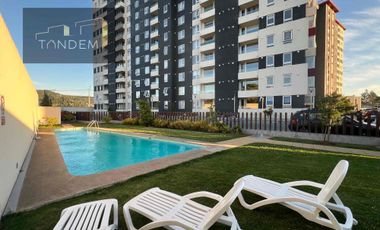 Departamento 2 Dormitorios con Estacionamiento. Condom. Los Poetas Temuco.