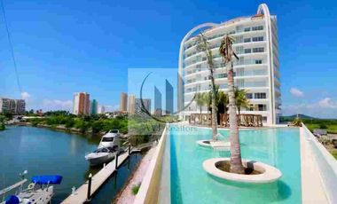 Departamento de lujo en venta en la MARINA, en Mazatlán Sinaloa