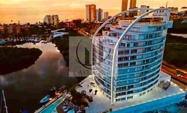 Departamento de lujo en venta en la MARINA, en Mazatlán Sinaloa