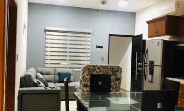 Renta de departamento de 2 recámaras amueblado en planta baja a 3 minutos de Tres Ríos