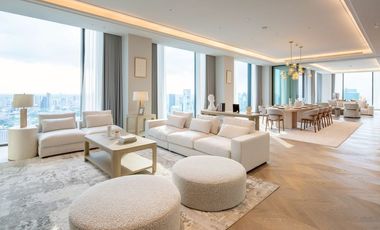 Luxury Sky Residence Floor-to-Ceiling Windows City View