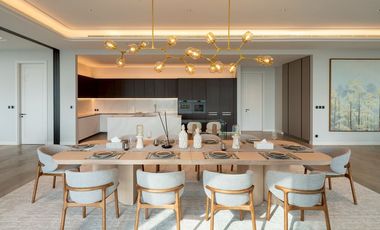 Luxury Sky Residence Floor-to-Ceiling Windows City View