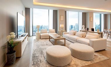 Luxury Sky Residence Floor-to-Ceiling Windows City View