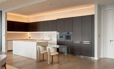 Luxury Sky Residence Floor-to-Ceiling Windows City View