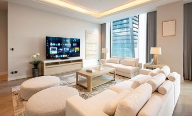 Luxury Sky Residence Floor-to-Ceiling Windows City View